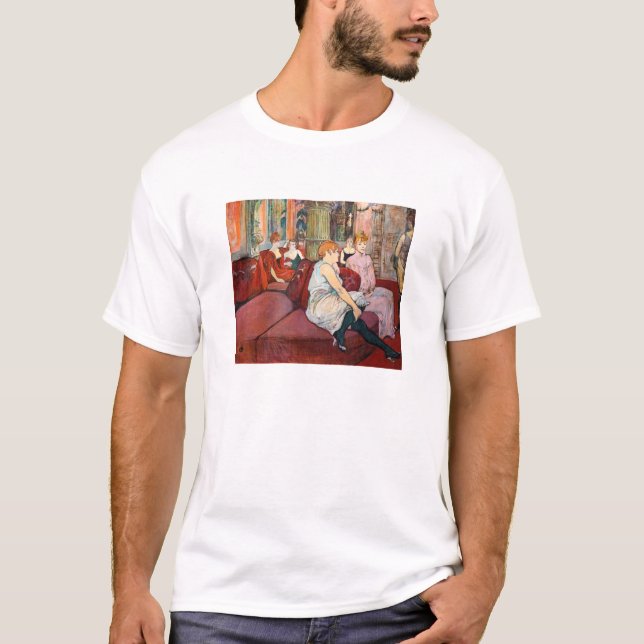 Camiseta Toulouse-Lautrec - En el Salón, rue des Moulins (Anverso)