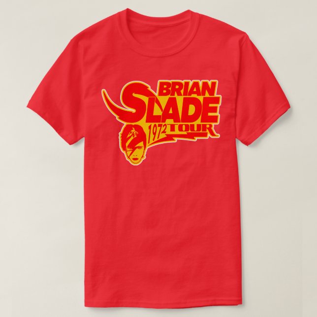 Camiseta Tour de Brian Slade 1972 (Diseño del anverso)
