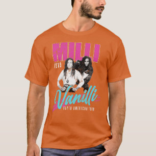 Camiseta Tour de Concierto Milli Vanilli 1989