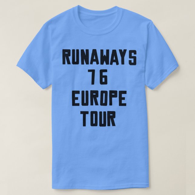 Camiseta Tour de Europa 76 (Diseño del anverso)