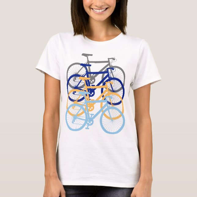 Camiseta Tour de Francia. Solo monta. Bicicleta de Carreras (Anverso)