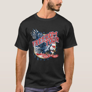 Camiseta Tour De Libertad Retro 1776 América 4 De Julio Águ