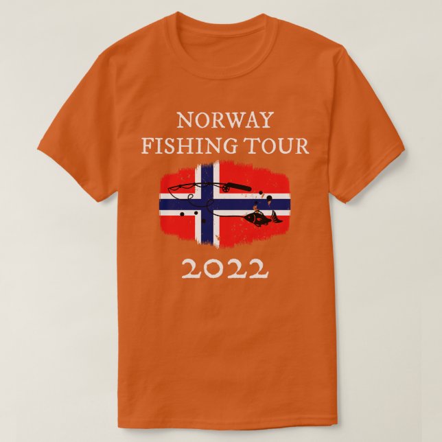 Camiseta Tour de Pesca de Noruega 2022 2 (Diseño del anverso)