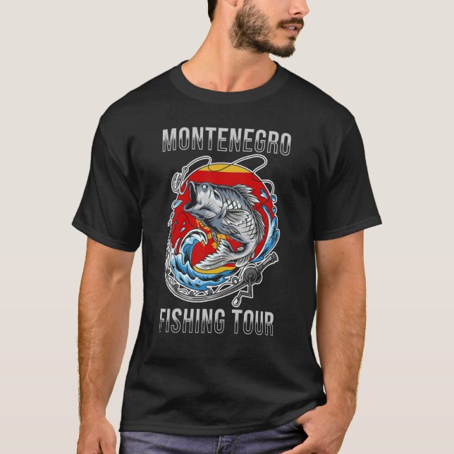 Camiseta Tour de pesca Montenegro (Anverso)