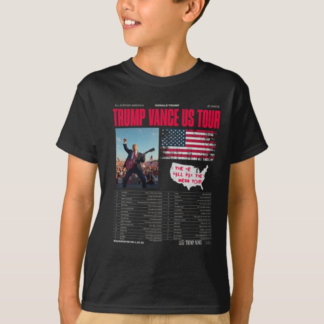 Camiseta Tour de Trump Vance (Anverso)