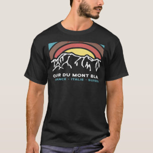 Camiseta Tour du Mont Blanc Chamonix Francia Italia Suiza