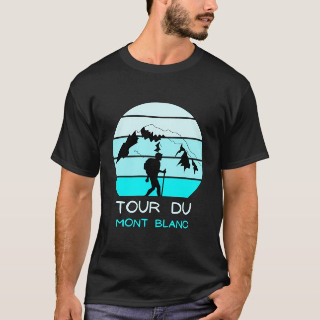Camiseta Tour Du Mont Blanc Europa Tra de Senderismo de lar (Anverso)