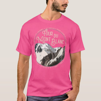 Camiseta Tour Du Mont Blanc Gear Senderismo europeo Souv