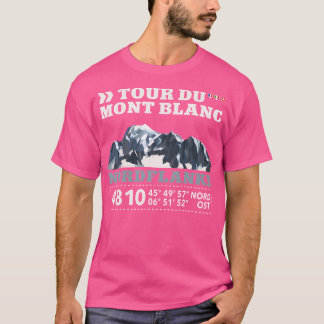 Camiseta Tour Du Mont Blanc Montblanc Senderismo por la mon