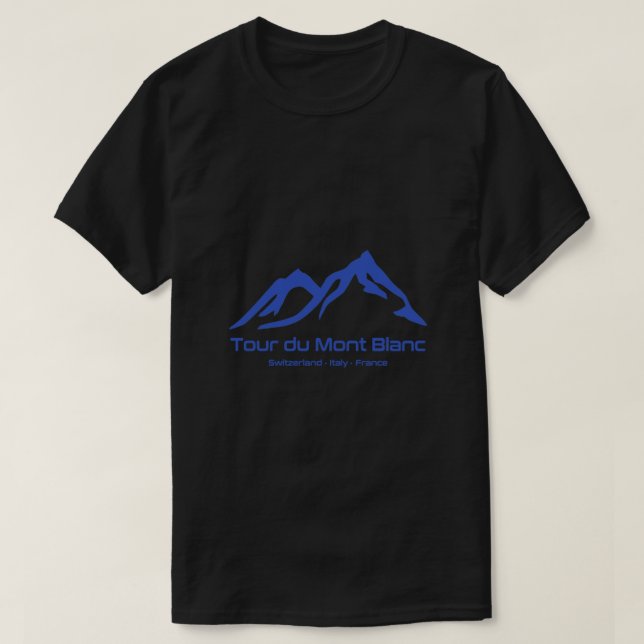 Camiseta Tour du Mont Blanc Premium (Diseño del anverso)