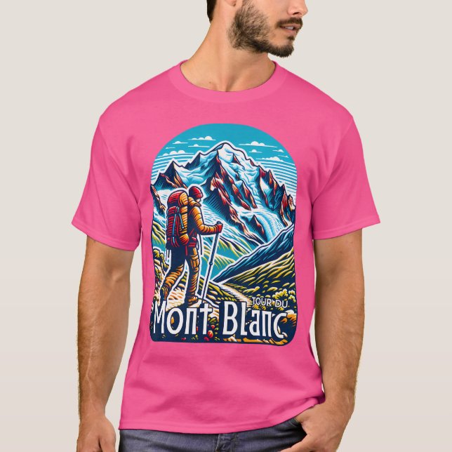 Camiseta Tour Du Mont Blanc Tmb Suiza Francia Al (Anverso)