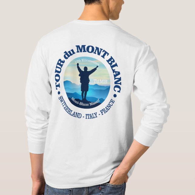 Camiseta Tour du Mont Blanc (V) (Reverso)