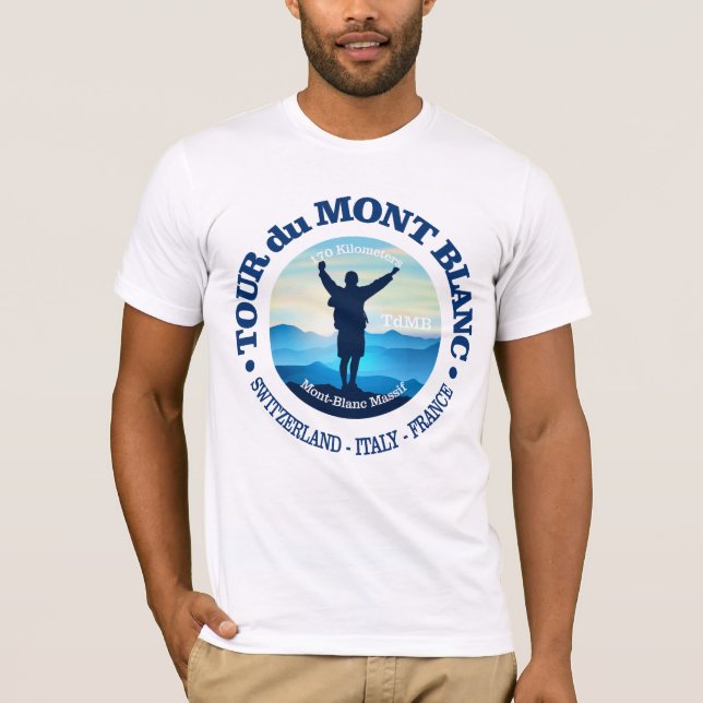 Camiseta Tour du Mont Blanc (V) (Anverso)