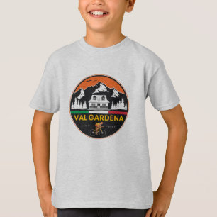 Camiseta tour en bicicleta italiano por val gardena