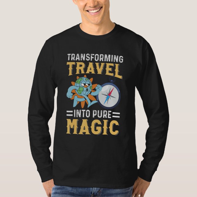 Camiseta Tour Guide Transforming Travel Into Pure Magic (Anverso)