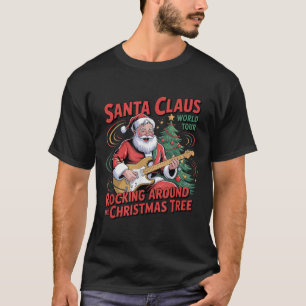 Camiseta Tour Mundial de Santa Claus en torno a la Navidad