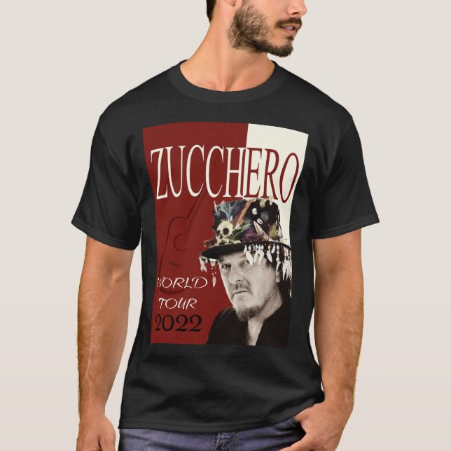 Camiseta Tour Mundial de Zucchero 2022   (Anverso)