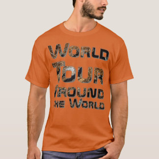 Camiseta Tour mundial por el mundo