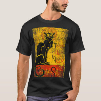 Camiseta Tour Vintage du Chat Noir Gato Negro Para Hallowee