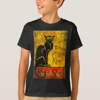 Camiseta Tour Vintage du Chat Noir Gato Negro Para Hallowee
