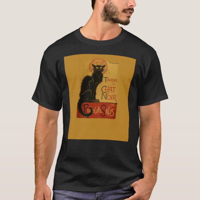 Camiseta Tournee de Chat Noir Gato Negro (Anverso)