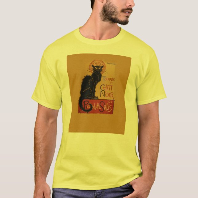 Camiseta Tournee de Chat Noir Gato Negro (Anverso)
