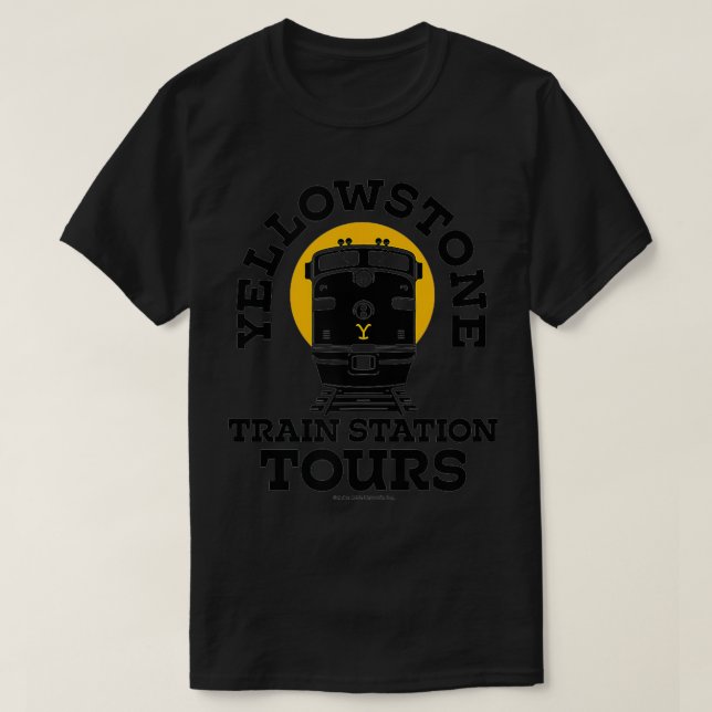 Camiseta Tours por la estación de tren de Yellowstone (Diseño del anverso)