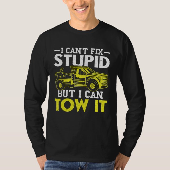 Camiseta Tow Truck Driver Wrecker Towing (Anverso)