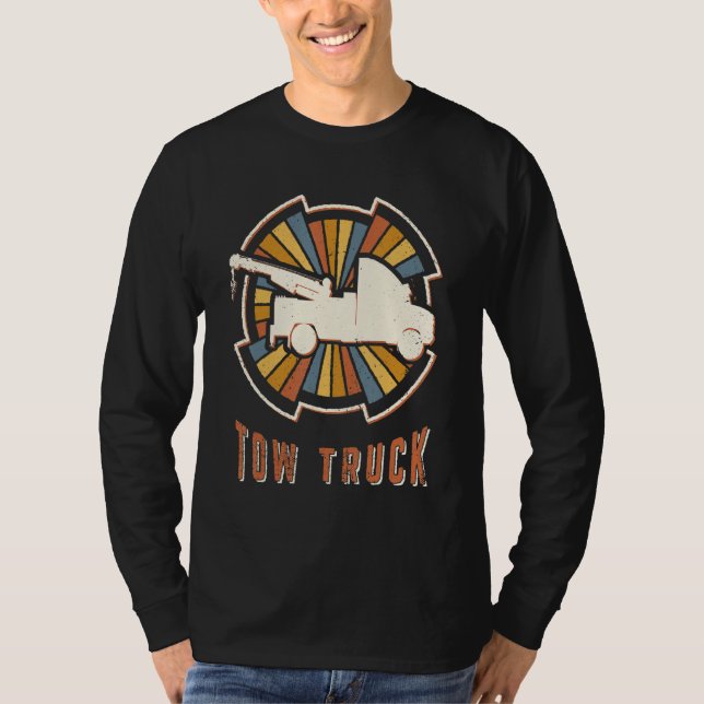 Camiseta Tow Truck Vintage Classic Retro Love (Anverso)