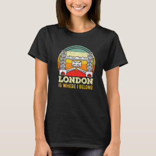 Camiseta Tower Bridge Londres Gran Bretaña Támesis Inglater