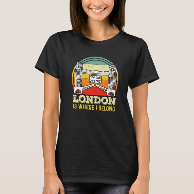 Camiseta Tower Bridge Londres Gran Bretaña Támesis Inglater (Anverso)
