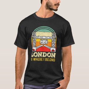 Camiseta Tower Bridge Londres Gran Bretaña Támesis Inglater
