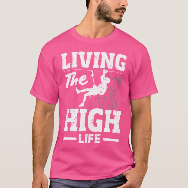 Camiseta Tower Climber Technister Tower Worker High Tower C (Anverso)