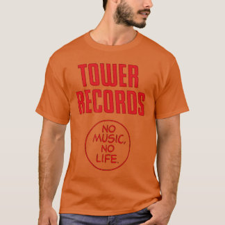 Camiseta Tower Record Música Retro Vintage Vida amiga