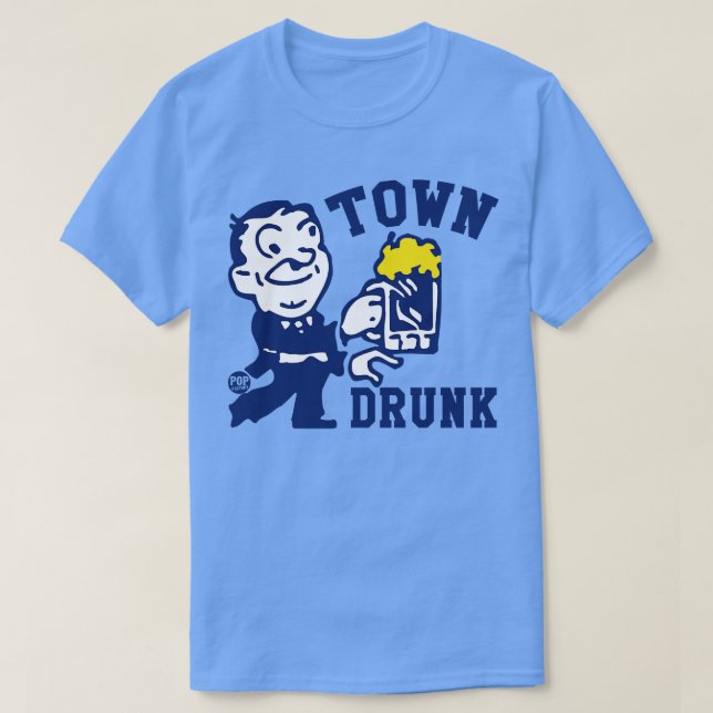 CAMISETA TOWN DRUNK (Diseño del anverso)