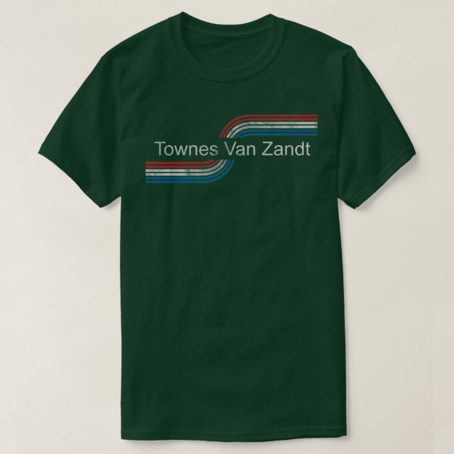 Camiseta Townes Van Zandt Estilo Biker TShirt (Diseño del anverso)