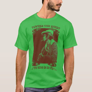 Camiseta Townes Van Zandt Estilo Retro Diseño de Ventilador