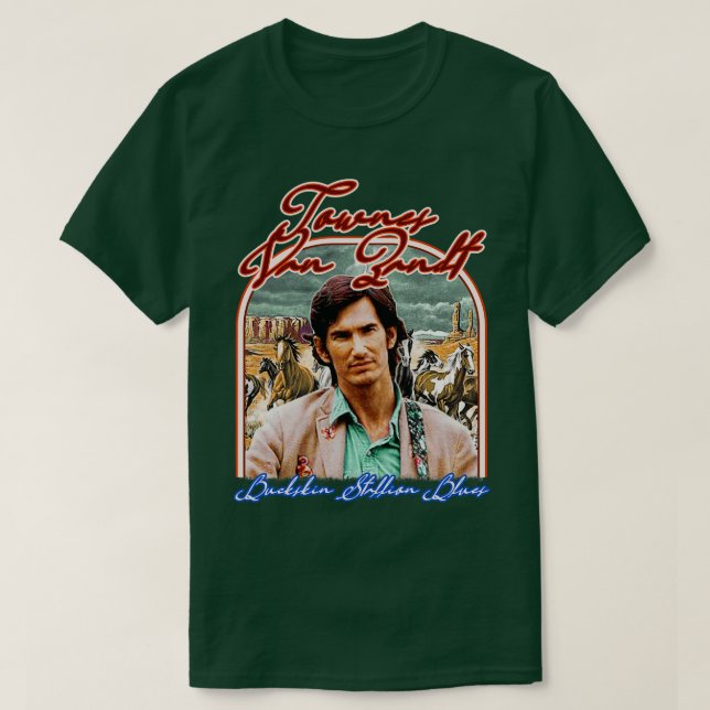 Camiseta Townes Van Zandt Retro Buckskin Stallion (Diseño del anverso)