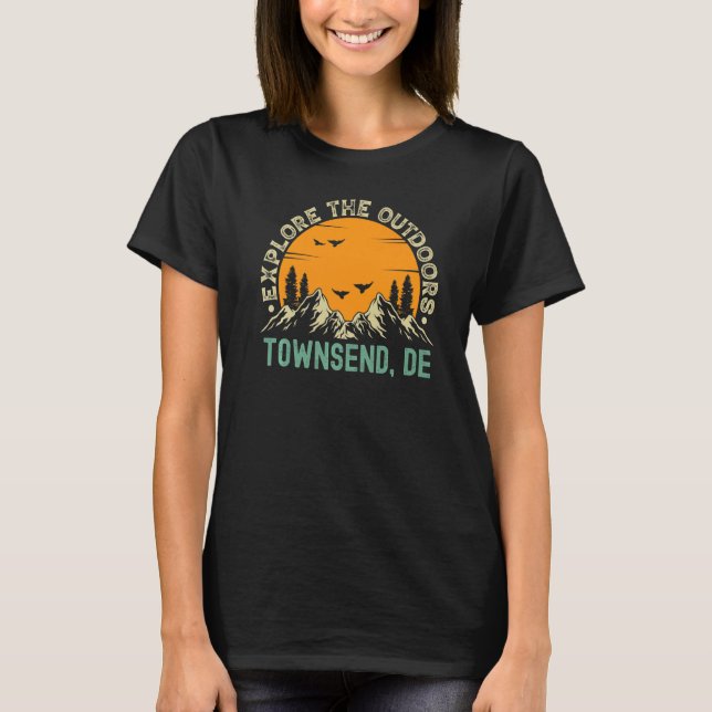 Camiseta Townsend, Delaware - Explorar El Aire Libre Premiu (Anverso)