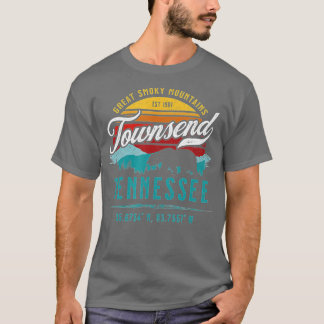 Camiseta Townsend Tennessee Retro Great Smoky Mountains Bea
