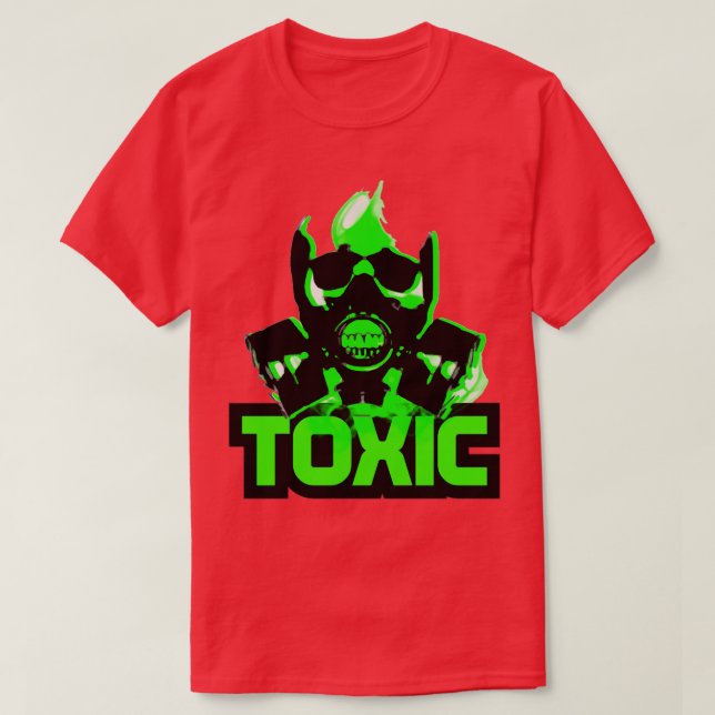 Camiseta Toxic Gamer (Diseño del anverso)