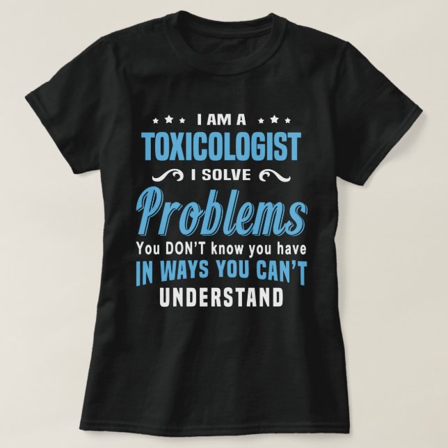Camiseta Toxicólogo (Diseño del anverso)