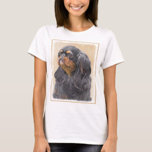Camiseta Toy English Spaniel Pintura Original Arte Animal