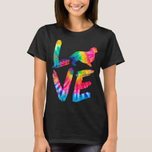 Camiseta Toy English Spaniel Tie Dye Love Dog Mom