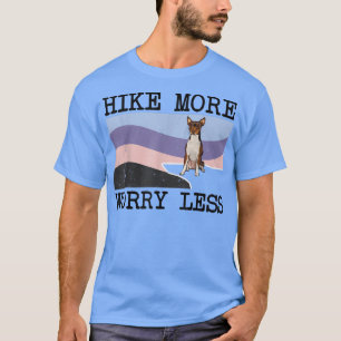 Camiseta Toy Fo Terrier Hike More Worry Less Graphic Hiking