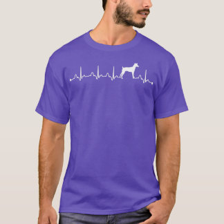 Camiseta Toy Fox Terrier Dog Heartbeat EKG Divertido Perro 