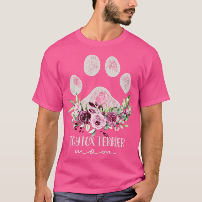 Camiseta Toy Fox Terrier Dog Mom (Anverso)