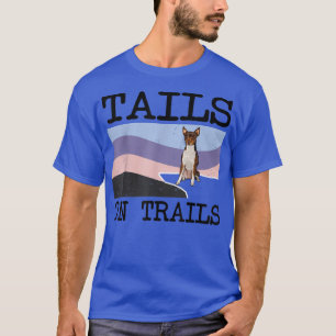 Camiseta Toy Fox Terrier Tails On Trails Funny Dog Senderis
