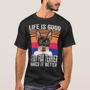 Camiseta Toy Fox Terriers hace de tu vida una buena cosecha