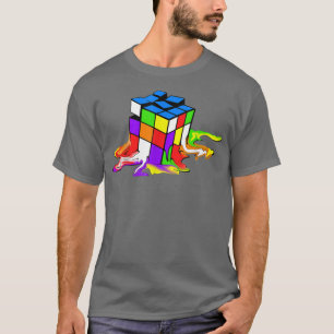 Camiseta Toy Melted Puzzle Cube Psychedelic Cute Art Grande
